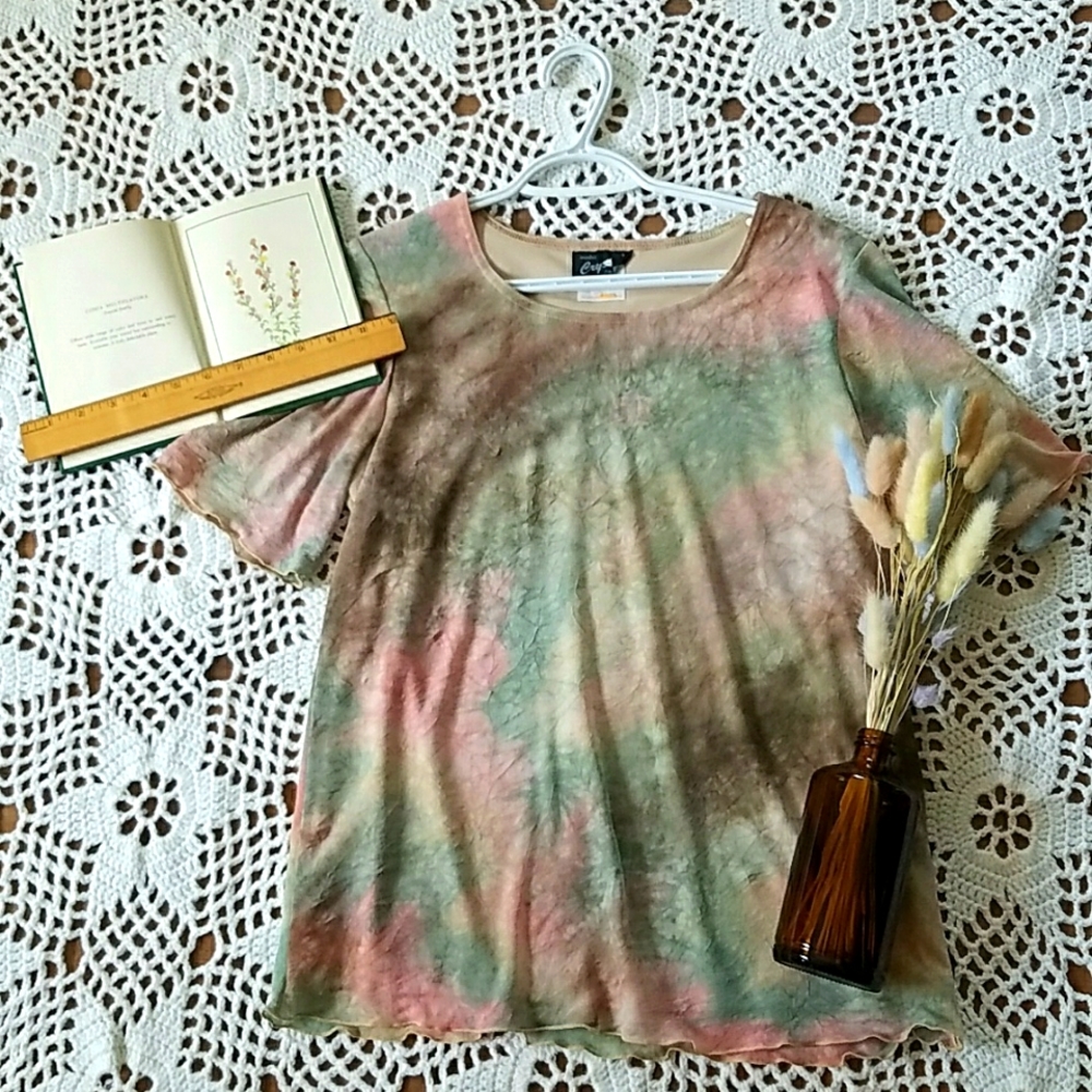 90's Pastel Water Colour Top